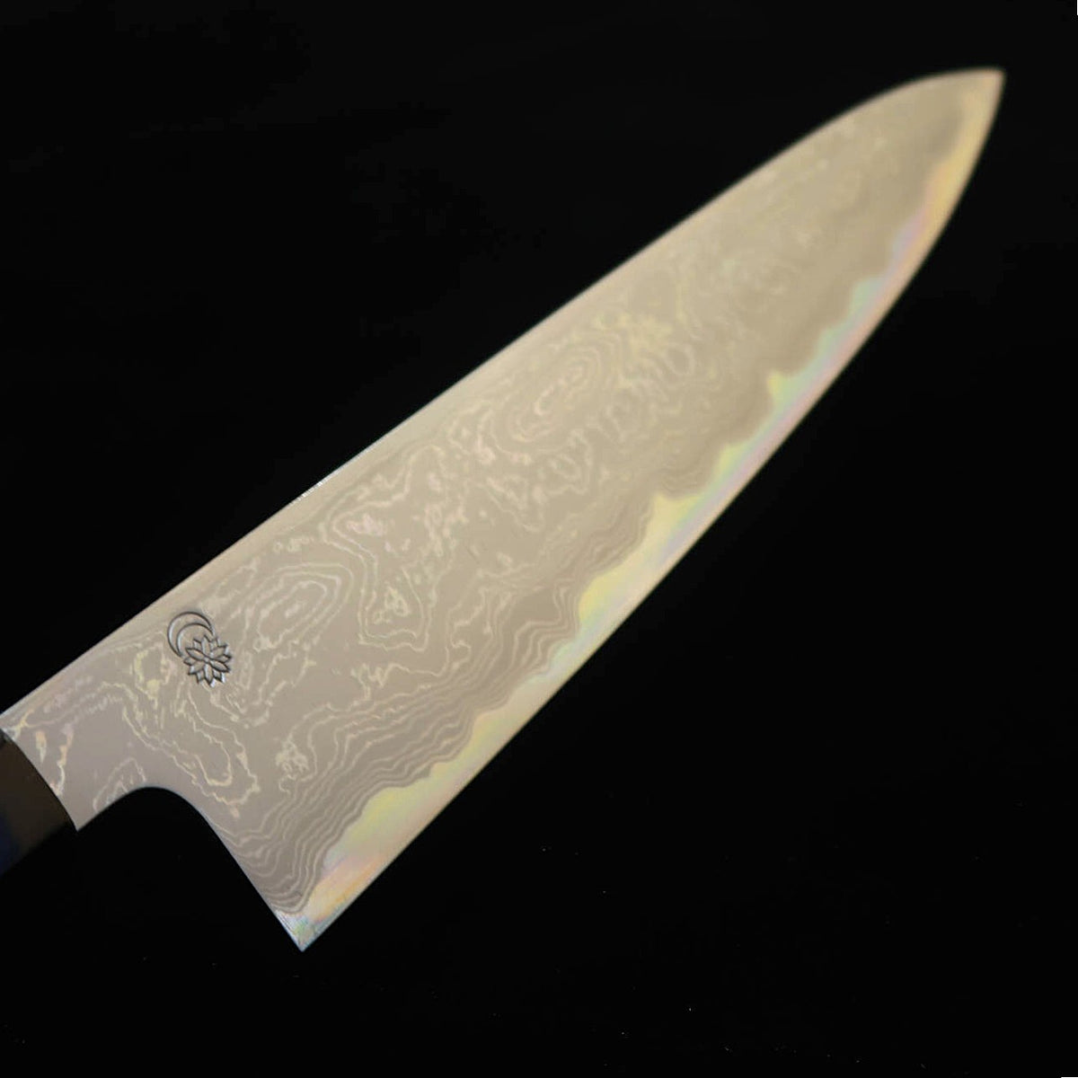 SAKAIKIKUMORI Sakai Kikumori – Kizuki Uzu Gyuto, Aogami n°1, manche octogonal en magnolia (210/240 mm)