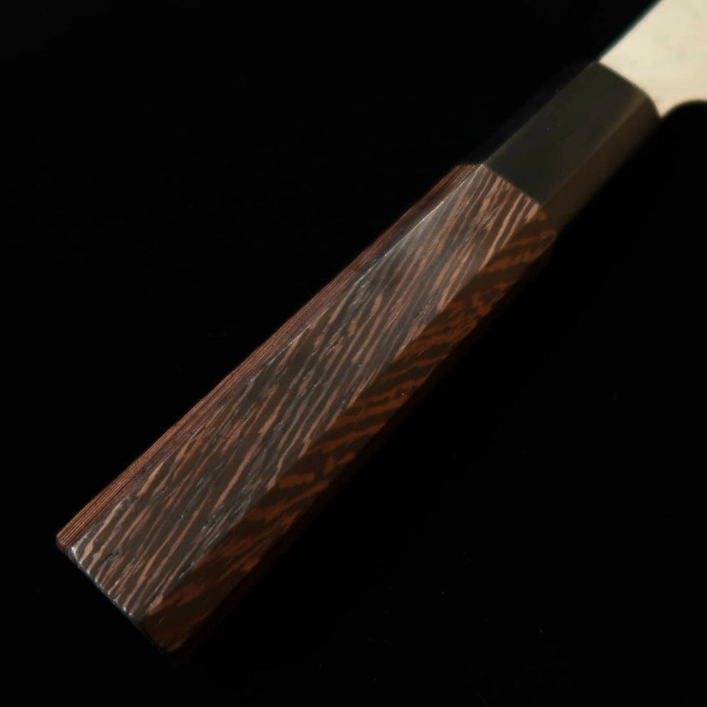 Nigara Hamono Nigara VG10 Hammered Damascus Bunka Knife - Teak Handle (180mm)