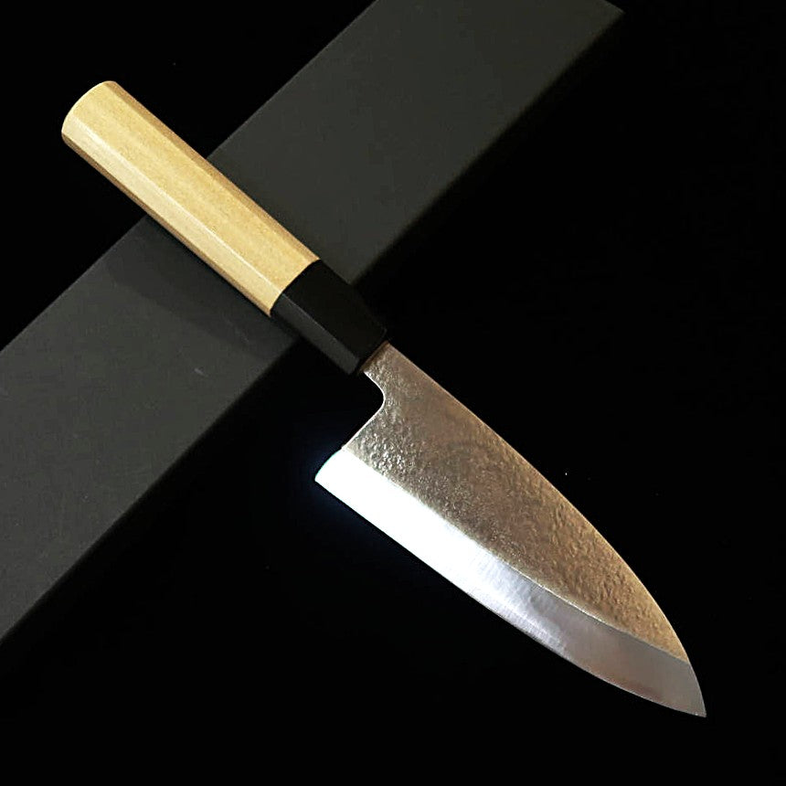 MIURA Miura Ko-deba VG10 martilleado, mango octogonal de magnolia (90-120 mm)