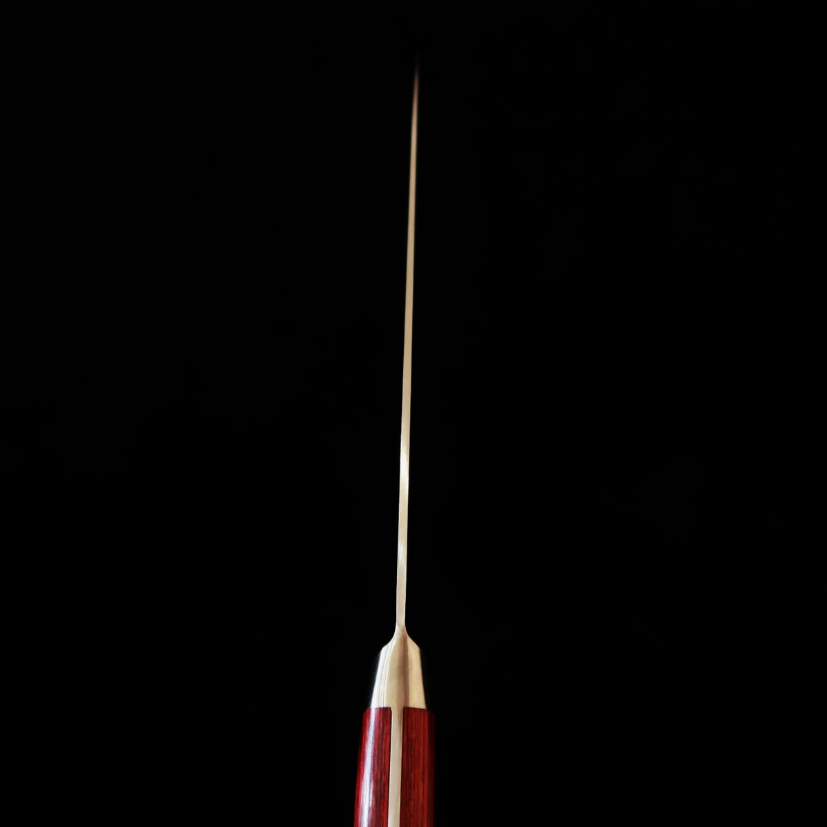 Seki Souma SEKI SOUMA Gyuto aço molibdênio com alvéolos, cabo em laminado vermelho (210/240 mm)