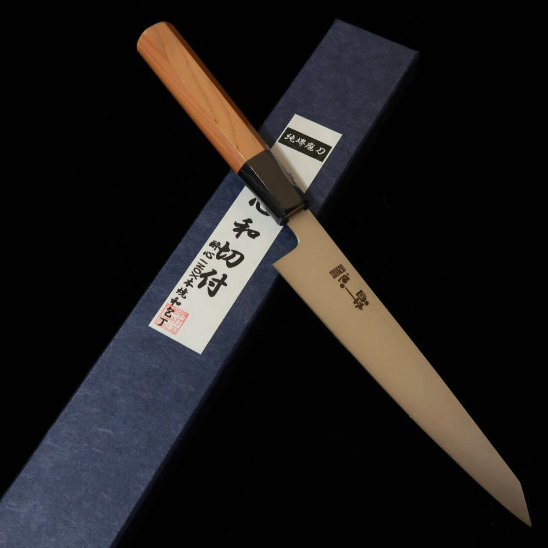酔心SUISIN 切付 INOX 本焼 一位六角半丸柄（180mm）