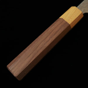 Miura Bunka Ginshi No. 3 Damascus Zelkova Walnut Handle (170mm)
