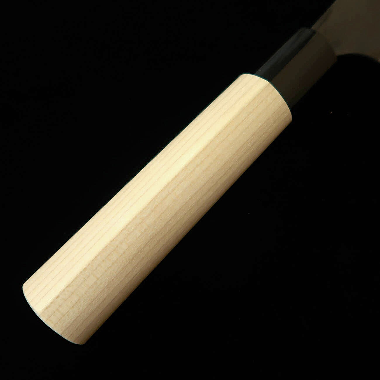 三浦MIURA 収穫包丁 青紙二号 黒打ち 朴柄（135mm）