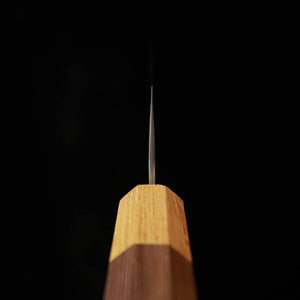 Miura Bunka Ginshi No. 3 Damascus Zelkova Walnut Handle (170mm)