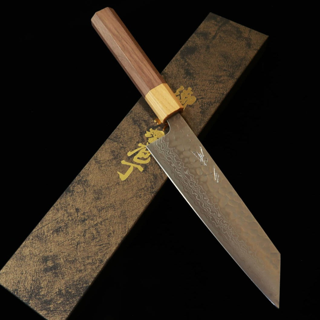 MIURA Miura – Bunka Gin-3, damas, manche en zelkova et noyer (170 mm)