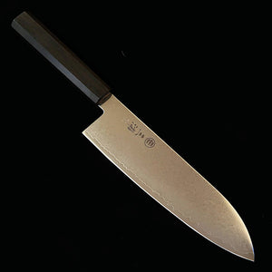 Miura Santoku VG10 Full Damascus Ebony Integrated Handle (180mm)