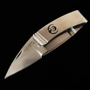 Money Clip Knife MCUSTA "Family Crest" Crane Design MC-0083 (50mm)