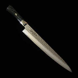[Nouvelle référence] MCUSTA ZANMAI Supreme 3, martelé, sujihiki noir (240/270 mm)
