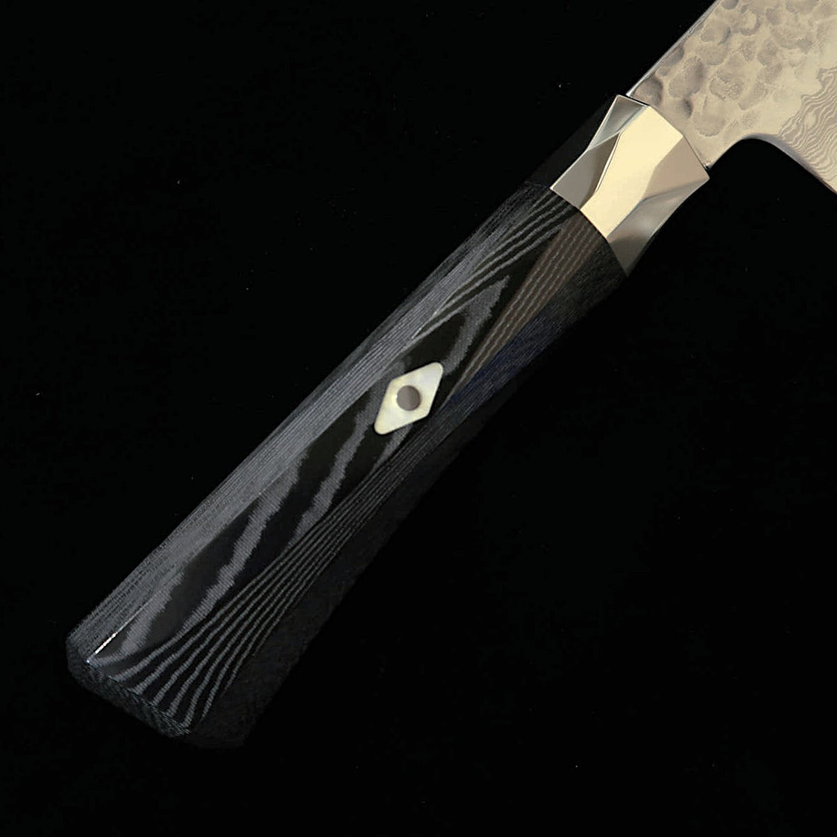 [Nouvelle référence] MCUSTA ZANMAI Supreme 3, martelé, sujihiki noir (240/270 mm)