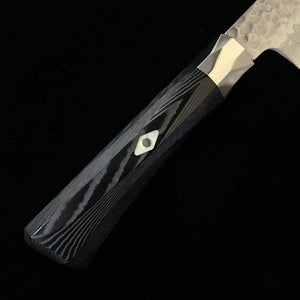 [Nouvelle référence] MCUSTA ZANMAI Supreme 3, martelé, sujihiki noir (240/270 mm)