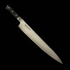 [Novo padrão] MCUSTA ZANMAI Classic 3 Damasco Sujihiki Preto (240/270 mm)