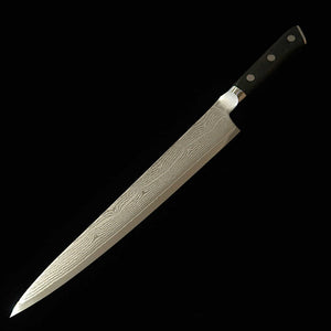 [Novo padrão] MCUSTA ZANMAI Classic 3 Damasco Sujihiki Preto (240/270 mm)