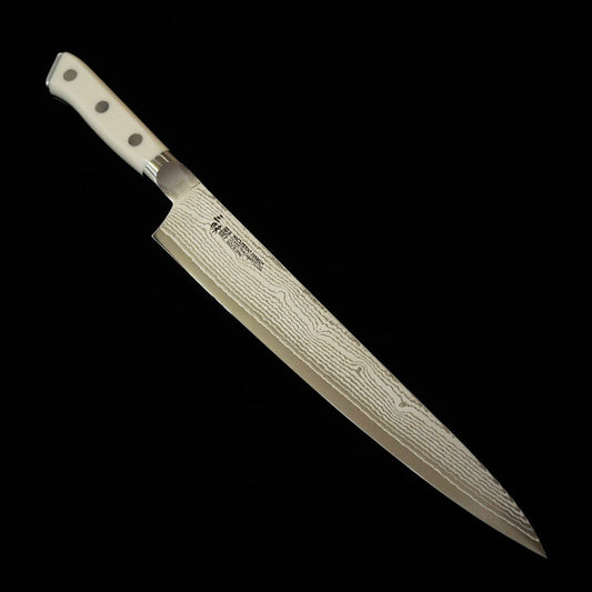 【新定番】三昧MCUSTA ZANMAI クラシック3ダマスカス 筋引 コーリアン　(240/270mm)