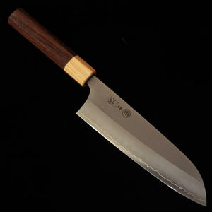 MIURA Miura, santoku VG10W, acabado nacarado, mango de palisandro y zelkova (165 mm)