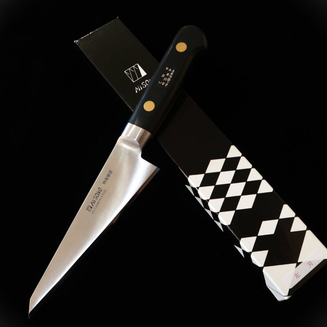 Misono EU Carbon couteau à désosser/osseuse angle droit, tranchant gauche (145 mm)