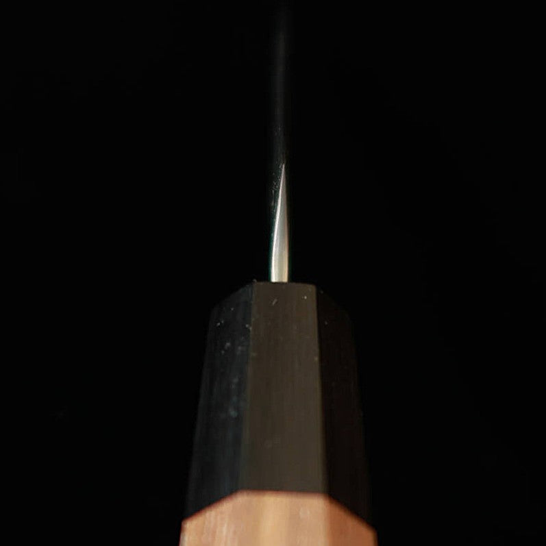 Miura MIURA Petty 440C, damasco de níquel 33 camadas, martelado, cabo de nogueira (80 mm)