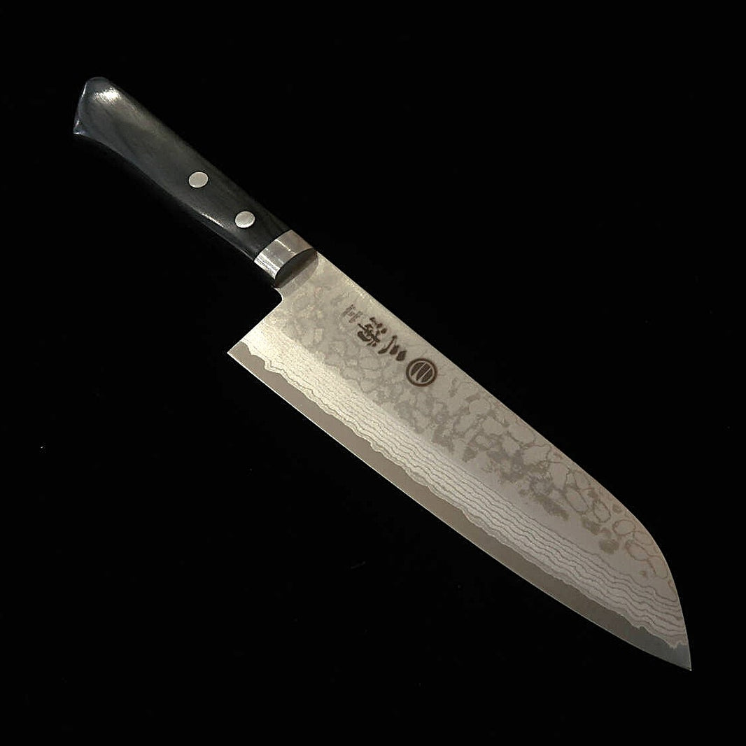 MIURA Sairyū – santoku VG10, manche occidental noir (165 mm)