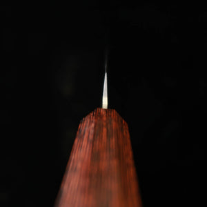 MIURA – Kiritsuke petty AUS8, martelé, manche rayé brun/noir (150 mm)