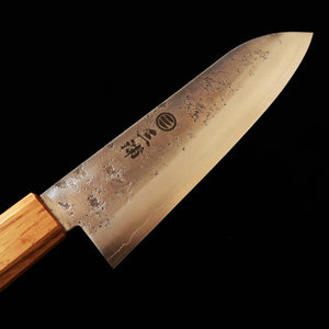 MIURA Miura Santoku acier Gin3 poli, manche octogonal en chêne (165 mm)