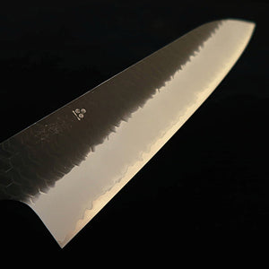 NIGARA – Gyuto SG2, martelé kuro-uchi, manche octogonal en wengé (210 mm)
