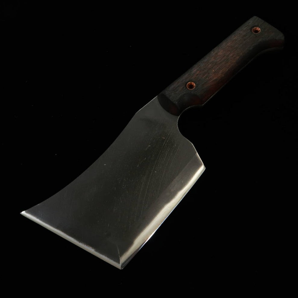 ZERO Kaji Black Cat II 80crv2 manche en bois naturel avec étui Kydex (110 mm)