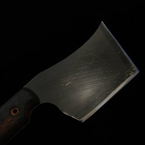 ZERO Kaji Black Cat II 80crv2 manche en bois naturel avec étui Kydex (110 mm)