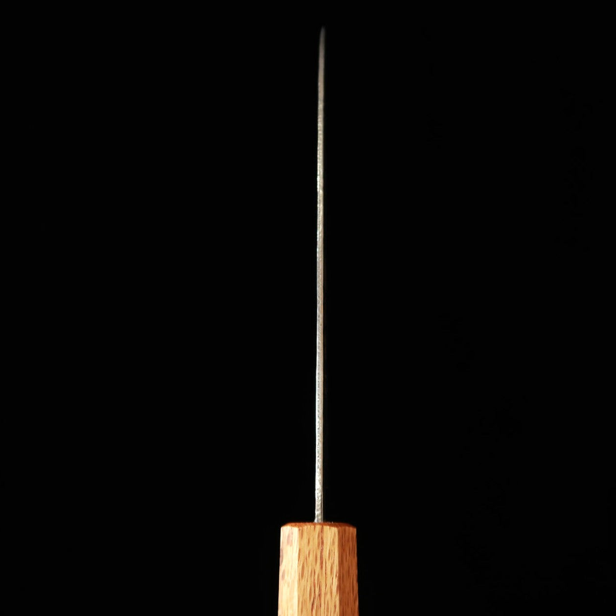 Couteau Santoku (multi-usages) Miura, acier AUS10A, Damas finition "corde" (Nawame) "Transparent", manche octogonal en chêne (Kashi), (165mm)