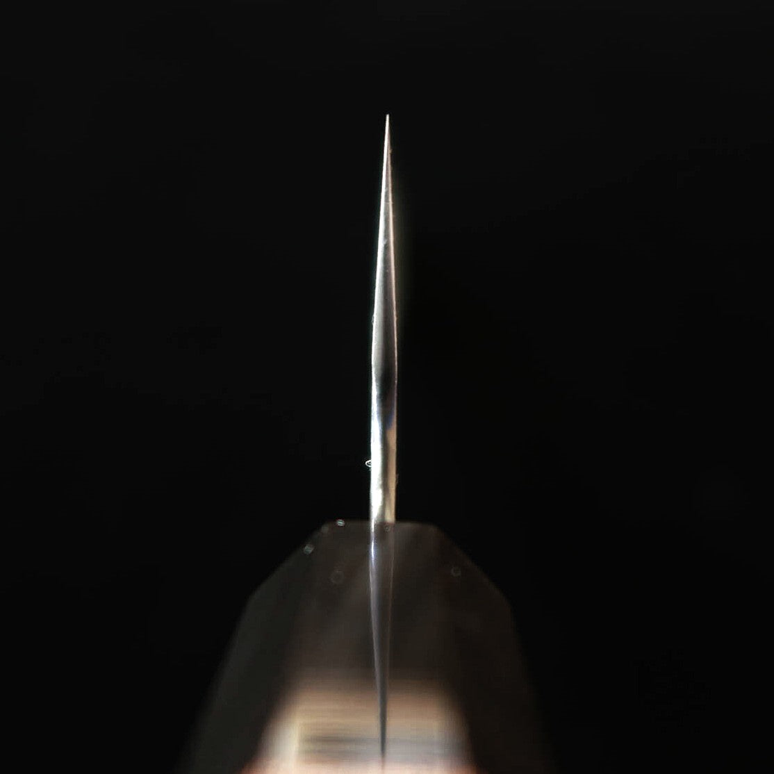 二唐刃物鍛造所 NIGARA 切付牛刀 SG2 鎚目黒打 ウェンジ八角柄（240mm）