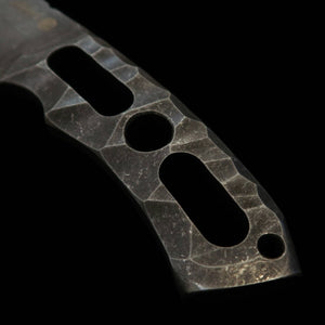 Asurah Knives Faca Bushcraft Robustez DC53 Acabamento Sandblast (100mm)
