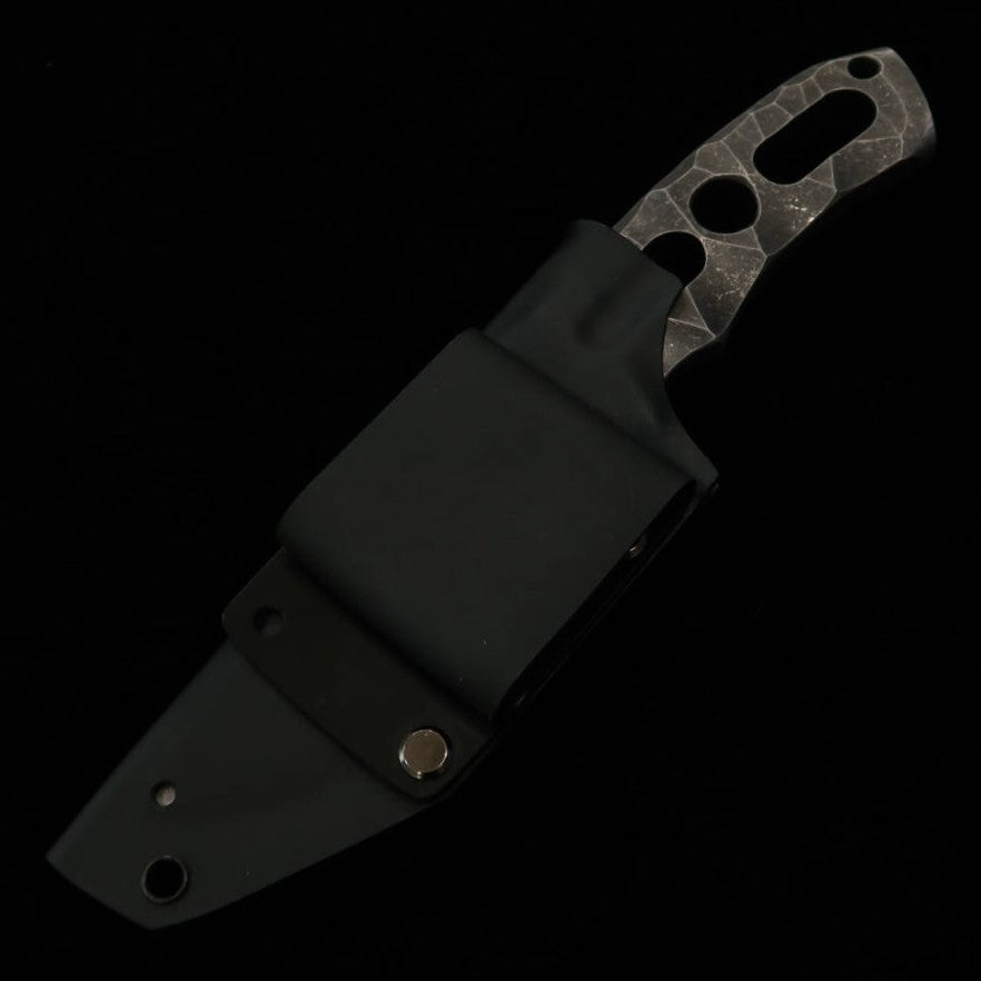 Asurah Knives Faca Bushcraft Robustez DC53 Acabamento Sandblast (100mm)