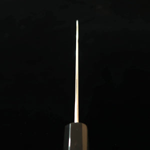 HADO Hado – Junpaku, Shirogami n°1, cœur acier blanc avec flancs inox, santoku, manche octogonal en corne de buffle (180 mm)
