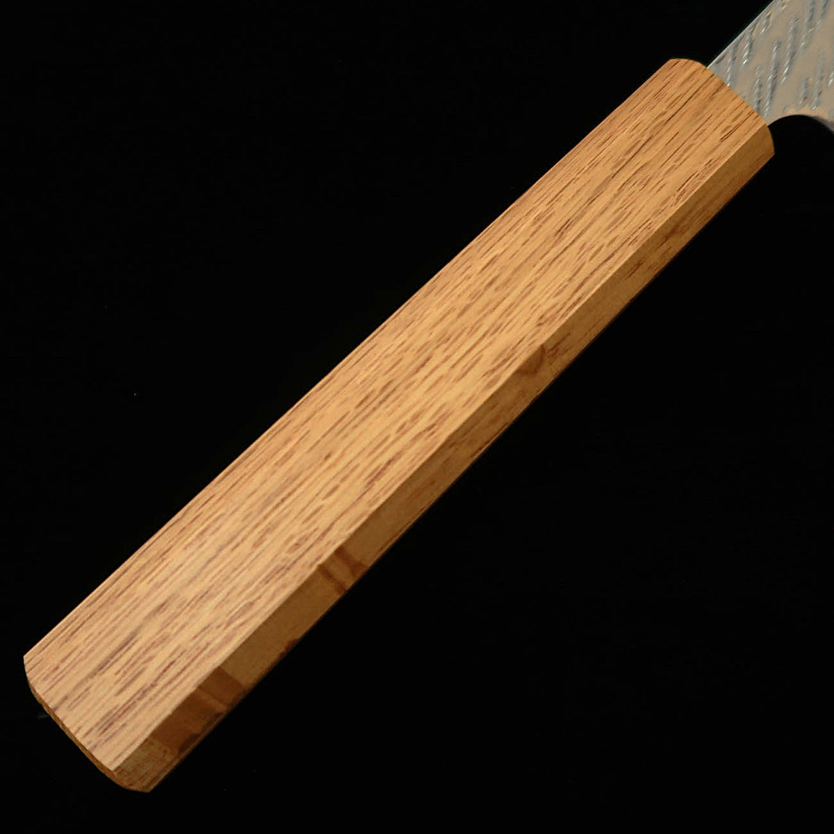 MIURA Gyuto AUS10, Rope finished Damascus with Transparent Oak Octagonal Handle (240mm)