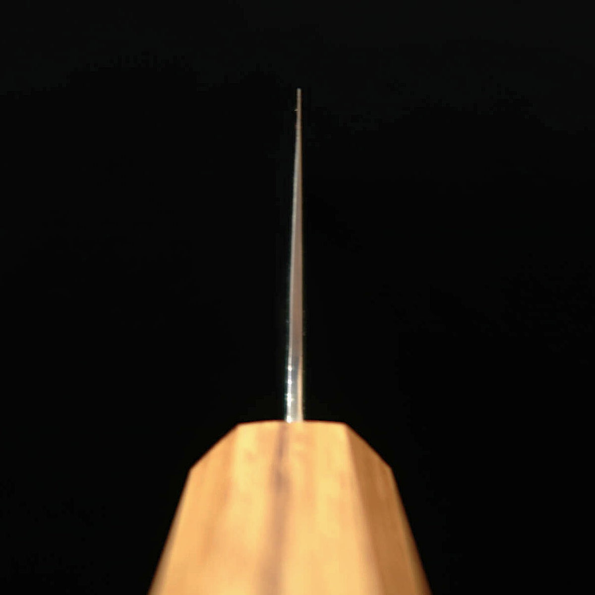 MIURA Gyuto AUS10, Rope finished Damascus with Transparent Oak Octagonal Handle (240mm)