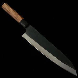 HIDARI YORIMITSU Gyuto, Aogami No.1, Kurouchi Finish with Walnut Handle (210mm)
