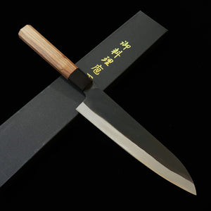 HIDARI YORIMITSU Gyuto, Aogami No.1, Kurouchi Finish with Walnut Handle (210mm)