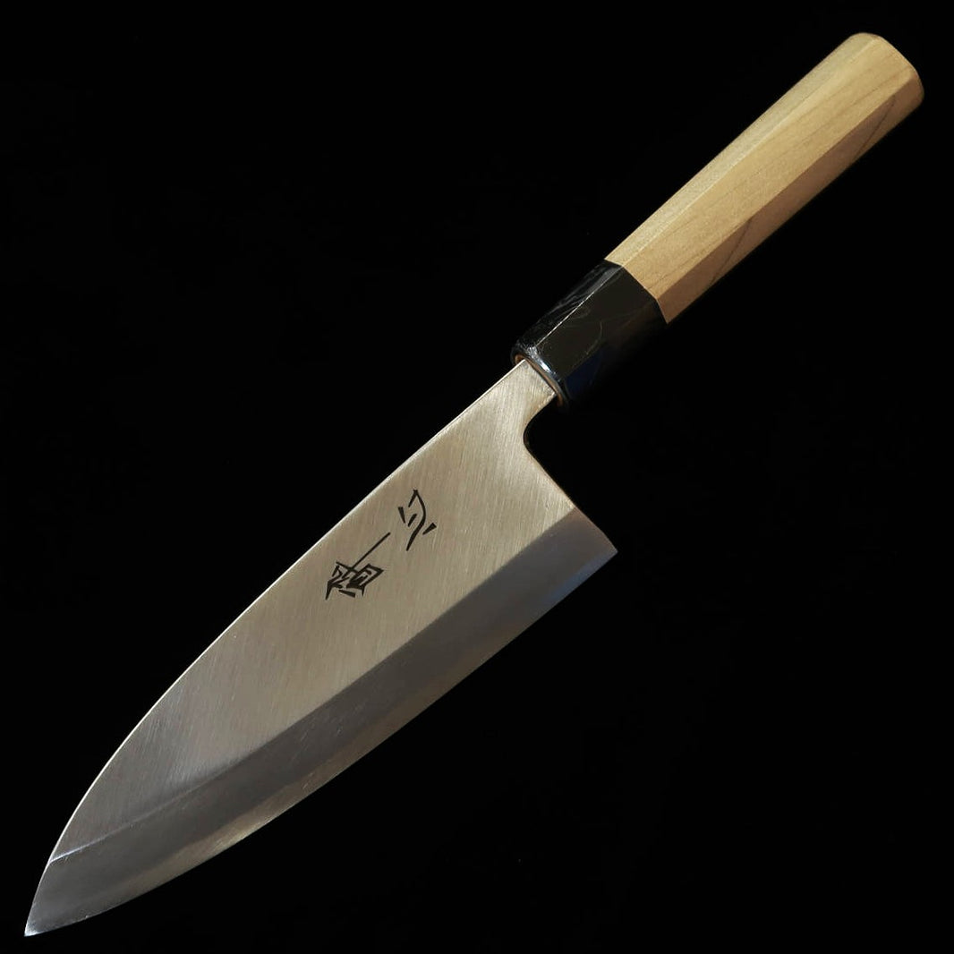 SUISHIN Suishin deba para zurdos, acero Yasugi, mango octogonal de magnolia (150/165/180 mm)