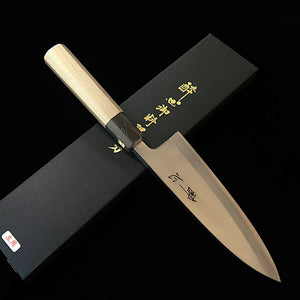 SUISHIN Suishin deba para zurdos, acero Yasugi, mango octogonal de magnolia (150/165/180 mm)