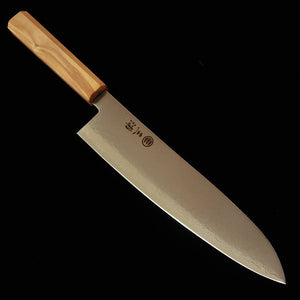 Miura VG10 Damascus Chef Knife, Olive Wood Handle (210mm)