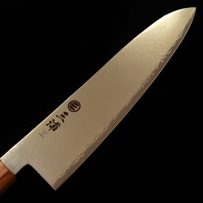 Miura VG10 Damascus Chef Knife, Olive Wood Handle (210mm)
