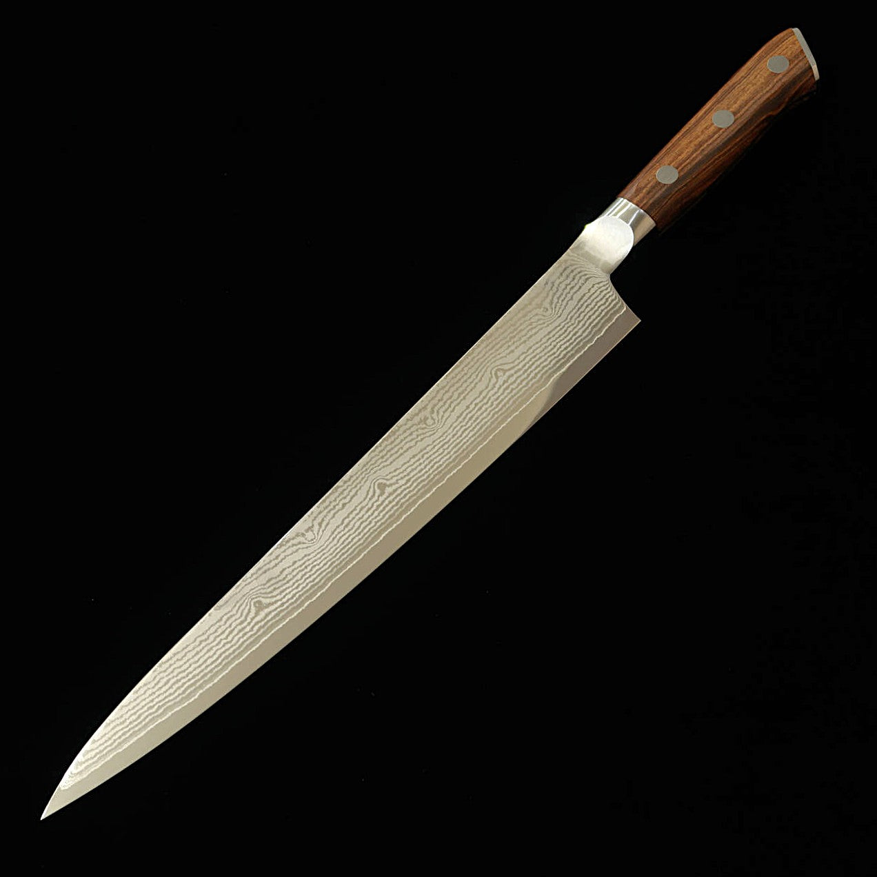【新定番】三昧MCUSTA ZANMAI クラシック3ダマスカス 筋引 アイアンウッド　(240/270mm)