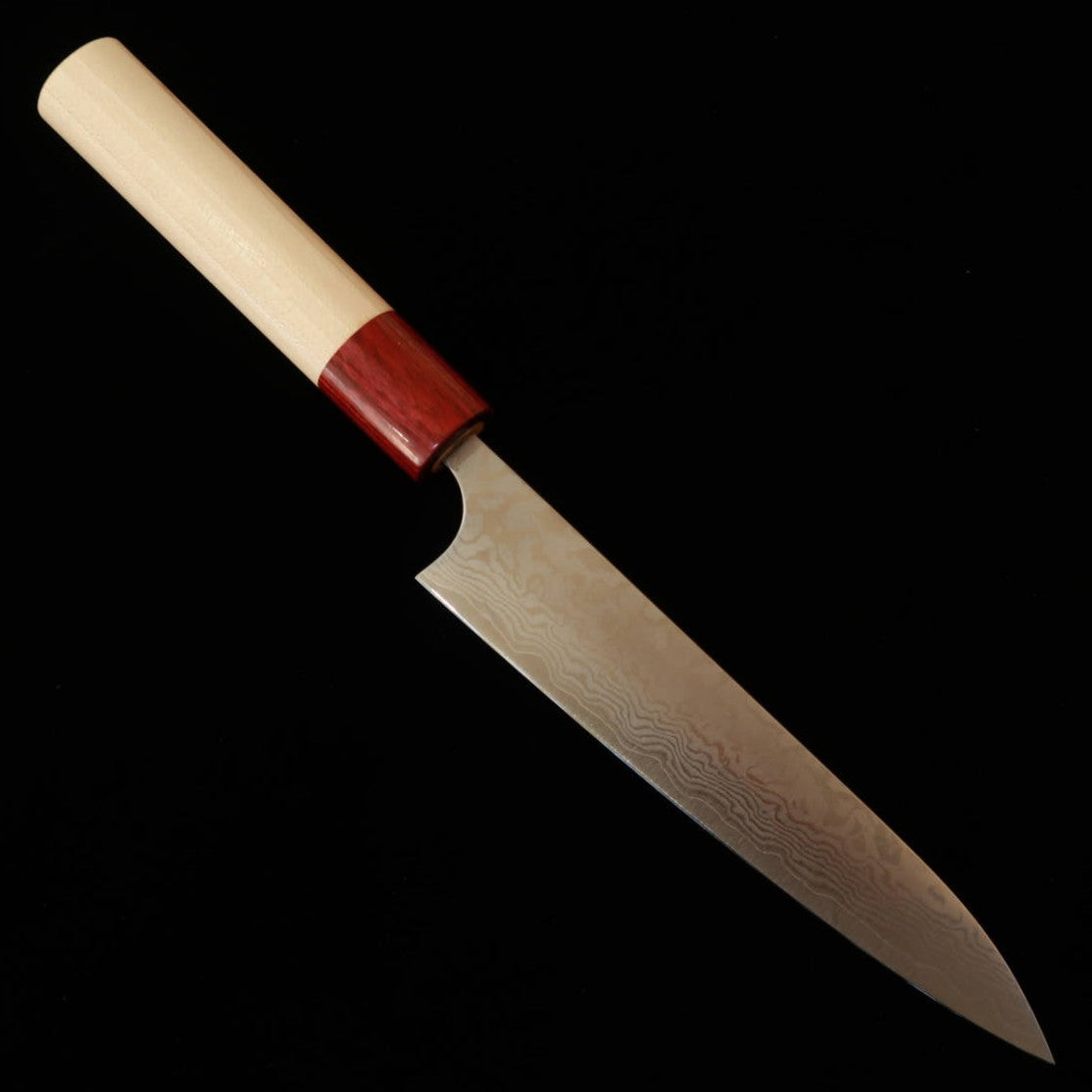 Masakage VG10 Damascus Kiri Petty Knife with Magnolia Handle (150mm)