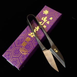 MIURA tesoura de costura tipo nigiri com aço soldado, formato de unha, acabamento parker (105 mm)