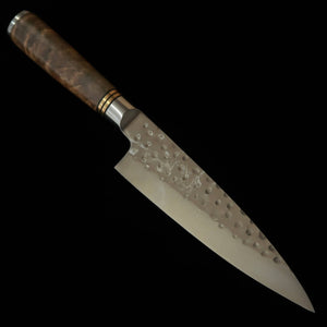 TAKESHI SAJI Petty SG2 tsuchime cabo de burl de marfim (karin) (130 mm)