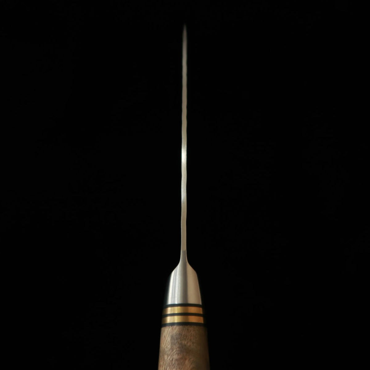 TAKESHI SAJI Petty SG2 tsuchime cabo de burl de marfim (karin) (130 mm)