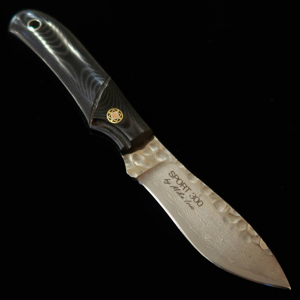 MCUSTA VG10 Mika Irie Sport series - MC-0233DB - Sport300 Micarta preta (65 mm)