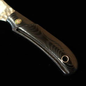 MCUSTA VG10 Mika Irie Sport series - MC-0233DB - Sport300 Micarta preta (65 mm)