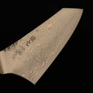 Enkyu ENKYU Bunka série Higurashi SG2 Damasco, cabo de raiz de burl de marfim (180 mm)