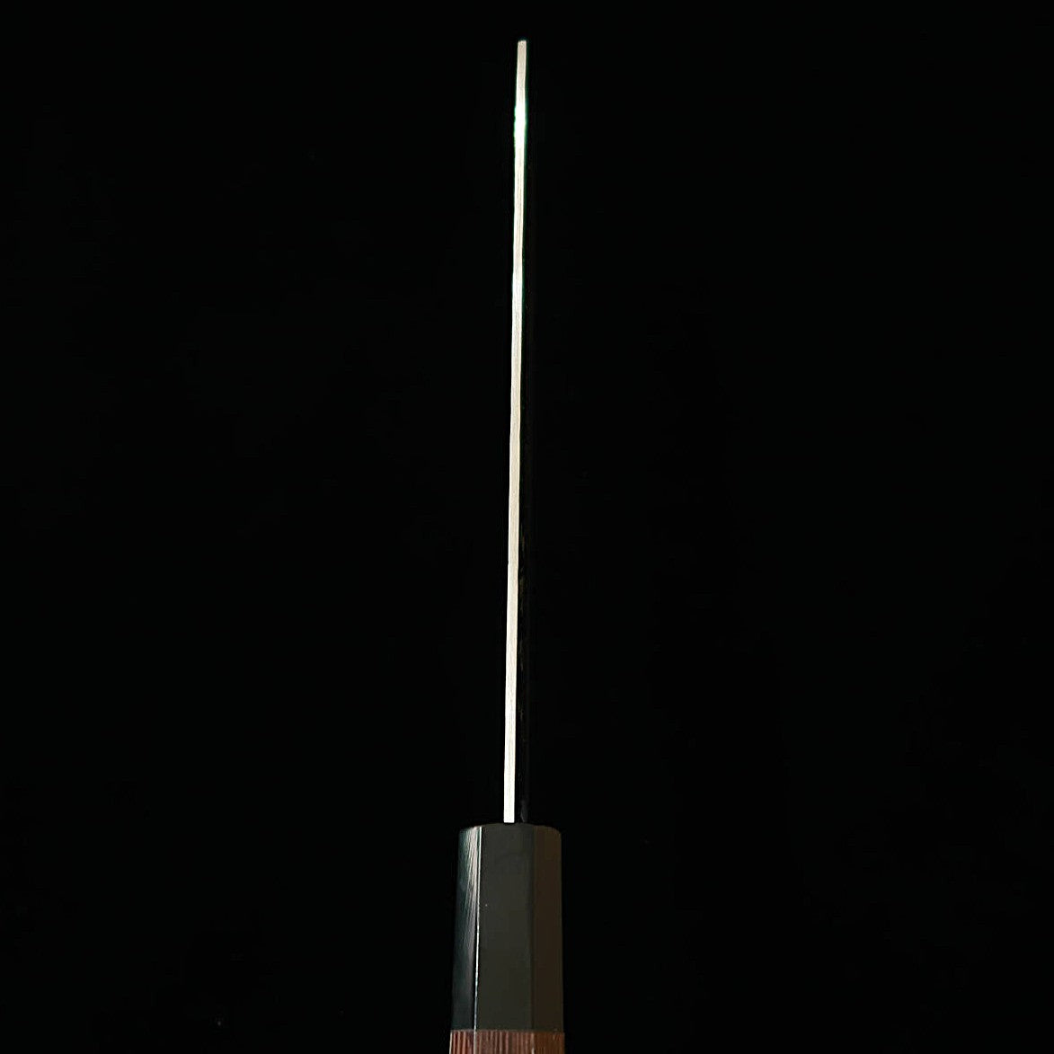 Couteau Nakiri Hatsukokoro Ginrei (Acier Ginsan #3 / Finition Nashi-ji / Manche Wengé) (170 mm)