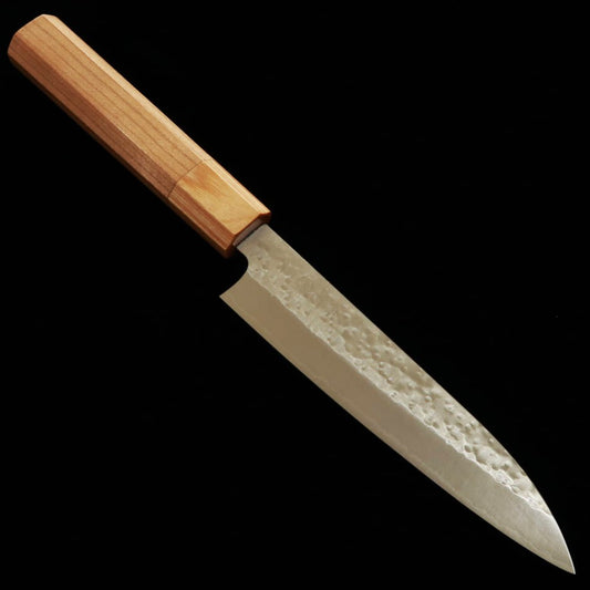 STYLE-K Makoto Kurosaki Petty SG2 Hammered Cherry Octagonal Handle (135mm)