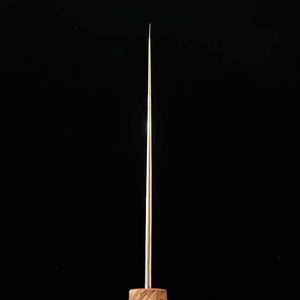 猿九 ENKYU 切付三徳 焔雲シリーズ SG2 ダマスカス 花梨瘤八角柄（165/180ｍｍ）
